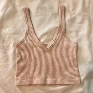 UO Out From Under Drew Seamless Ribbed Bra Top
